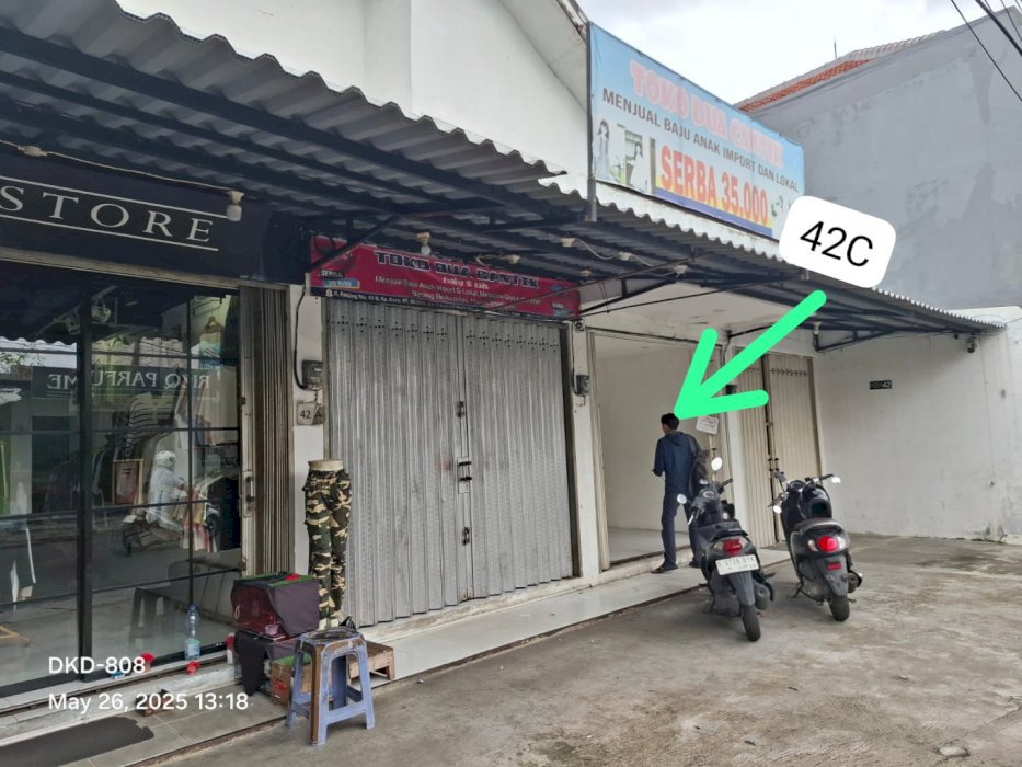 DISEWAKAN SATU UNIT KIOS DI TEPI JALAN PEMUKIMAN PADAT PENDUDUK