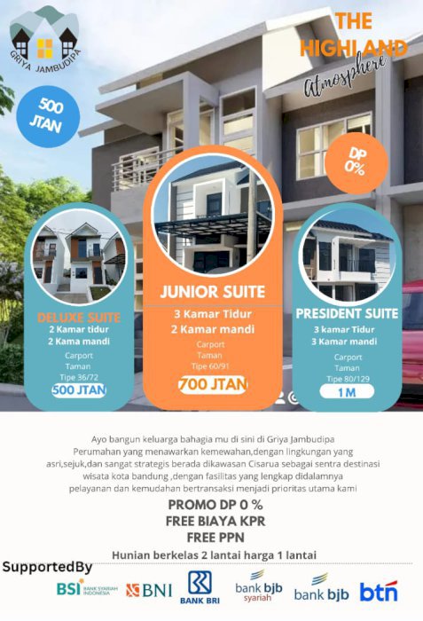 Perumahan Baru Lokasi Strategis Di Cisarua Bandung Barat