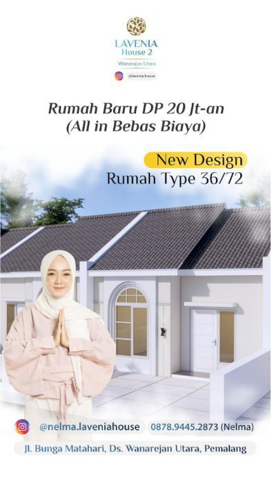 Dijual Rumah  Lavenia House  2 Wanarejan Utara Pemalang Jawa Tengah