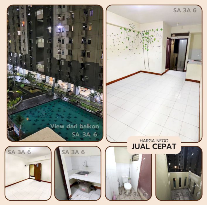 Dijual Cepat! Apartment Gateway Cicadas - Tipe Studio (Unfurnished)
