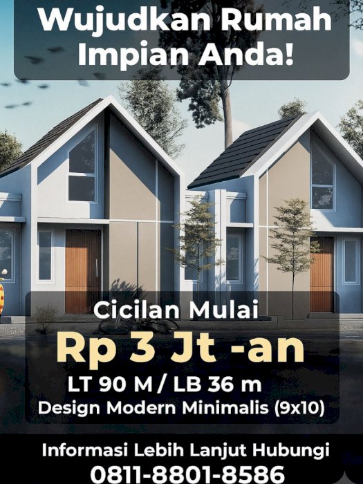 Harga Perdana Rp 450 Jt an Di Parung Bogor
