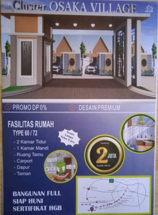 Di jual rumah bisa kpr lokasi strategis di Tangerang