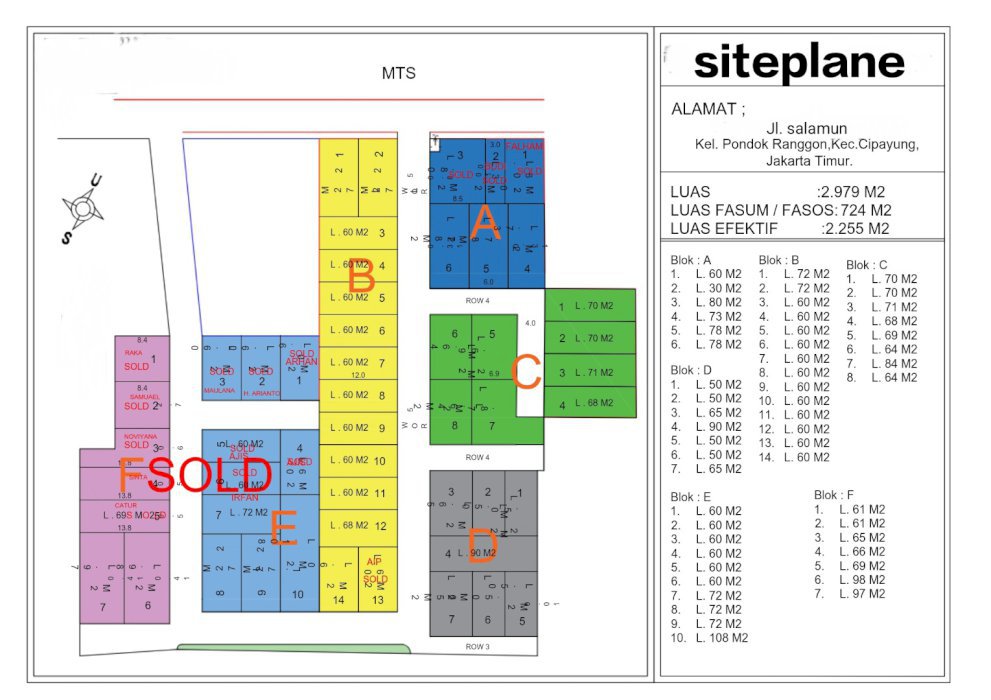 Dijual tanah kavling, jl. Salamun, cipayung jakarta timur