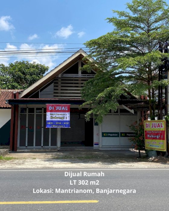 Dijual Rumah 2 Lantai Di Jalan Raya Provinsi Banjarnegara