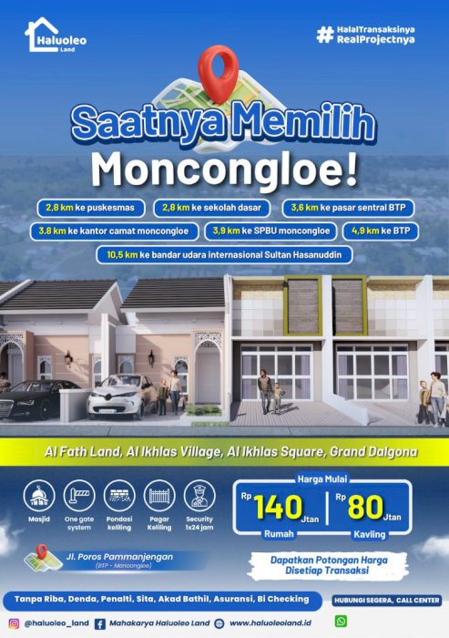 Kavling siap bangun tanpa bank