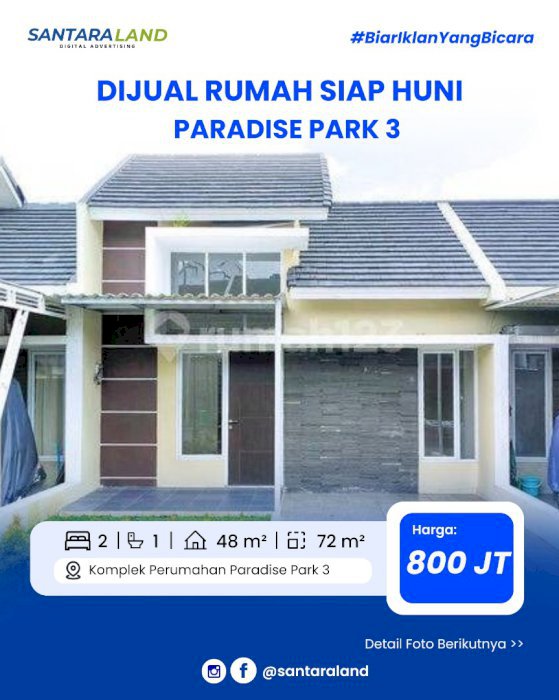 Dijual Rumah Siap Huni di Paradise Park 3, Sepatan – Tangerang