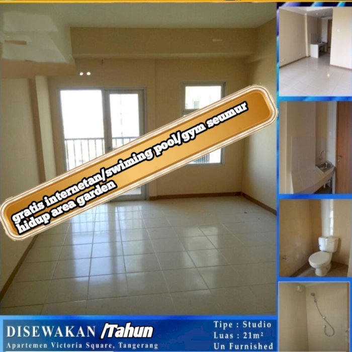 Sewa Tahunan murah kosongan