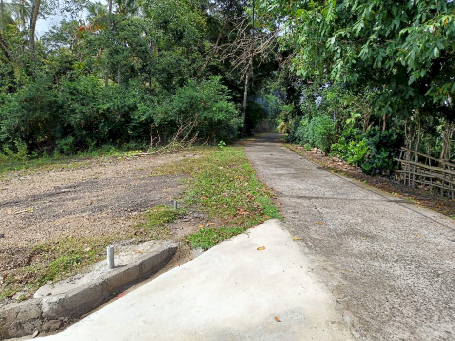 Tanah Lokasi Premium dekat Pantai Soka dan Plan Pintu access Jalan Tol