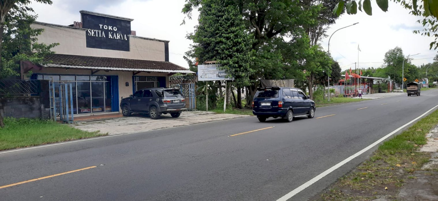 Jual Toko 2 muka. Jln Aspal SHM.LD 10.5. LT 467 Jln Pramuka Bantul