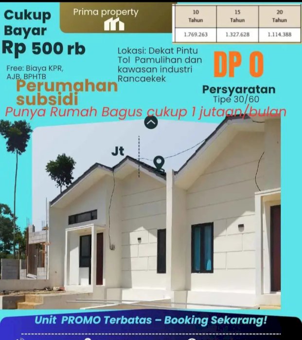 Rumah subsidi model minimalis