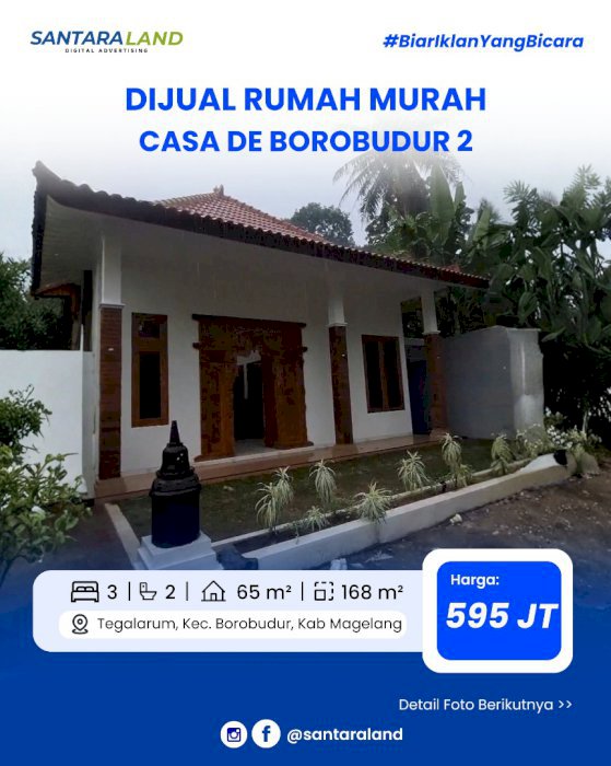 ASA DE BOROBUDUR 2 – Hunian Etnik di Jantung Alam Borobudur