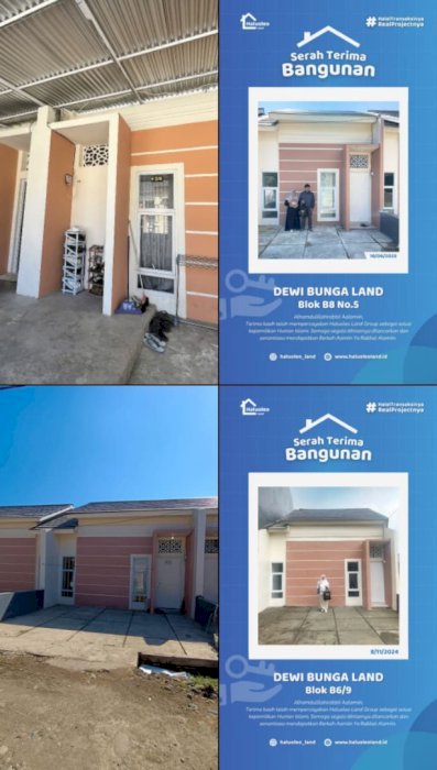 Siap huni perumhan syariah Dewi bunga land