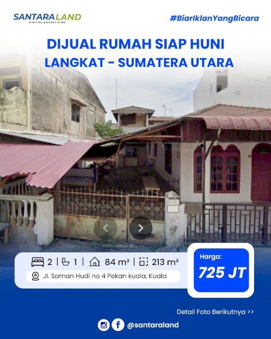 DIJUAL RUMAH SIAP HUNI – LOKASI STRATEGIS, DEKAT PASAR