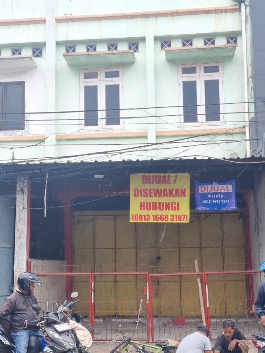 RUKO DIJUAL CEPAT, SHM, DAERAH STRATEGIS DEKAT PASAR