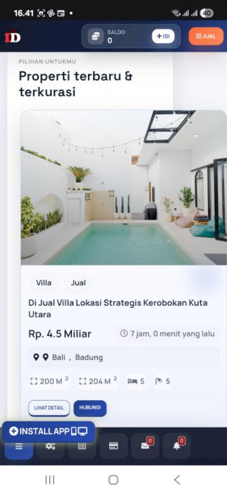 Jual rumah lokasi startegis siap huni di puncak