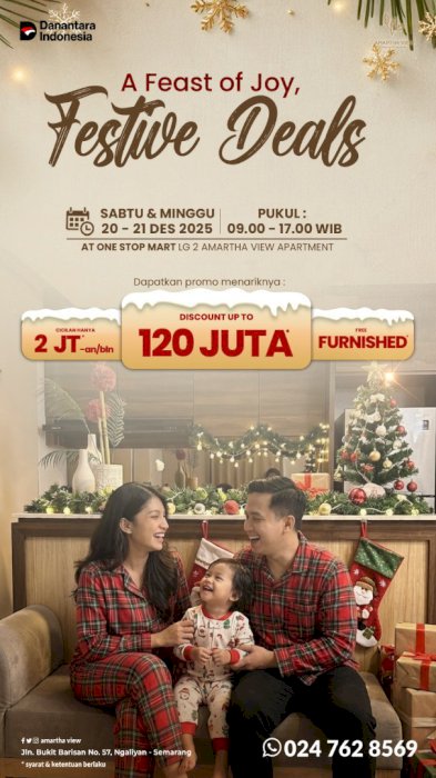 Apartemen Type 1BR Dekat Pusat Kota Semarang Amartha View