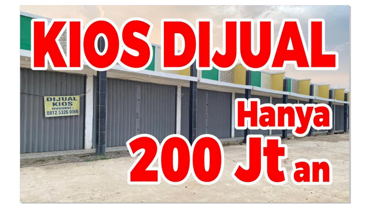 Di Jual Kios Murah Strategis Di Talang Jambe Palembang
