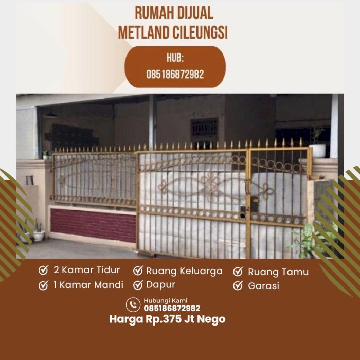 Rumah Di Jual Lokasi Strategis di Cileungsi Bogor