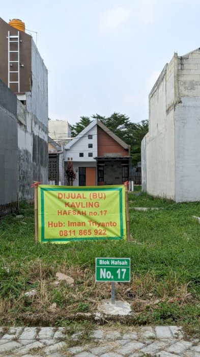 DIJUAL KAVLING 72 M2, MARYAM RESIDENCE - HAFSAH #17, Rp 180 JUTA