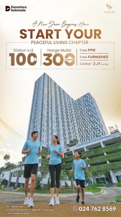 Siap Huni Apartemen 1 Bedroom Di Semarang