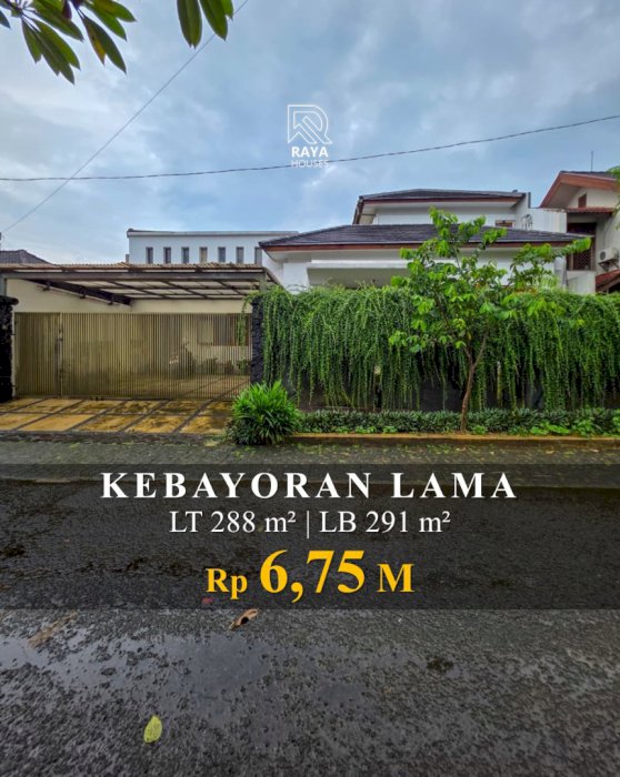 Rumah siap huni lokasi strategis delman kebayoran lama