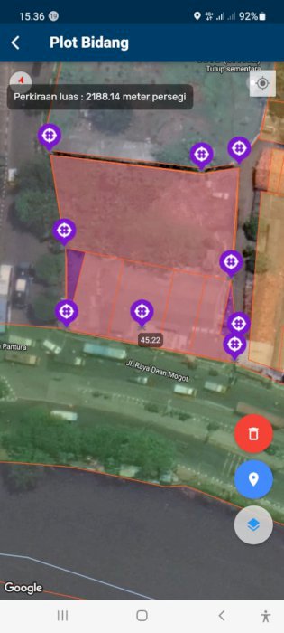 Dijual Tanah Strategis Samping Terminal Kalideres Jakarta Barat