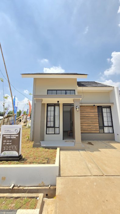 Rumah Minimalis Tipe 42/90, Modern & Elegan