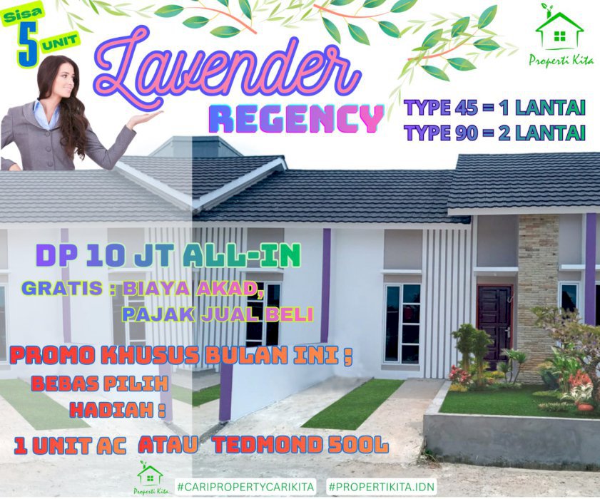 Kebun Bunga KM 9 Ready Stok 1 lantai rumah baru