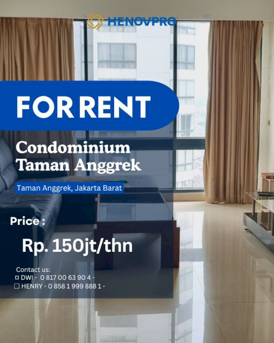 For Rent Best Unit 4+1BR Full Furnish Renov Mid Fl Garden View