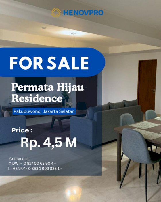 TURUN HARGA JUAL BU* Permata Hijau Residence UM4BR DIBAWAH NJOP