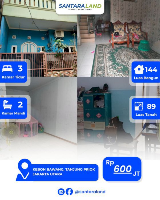 DIJUAL CEPAT RUMAH MURAH TANJUNG PRIOK