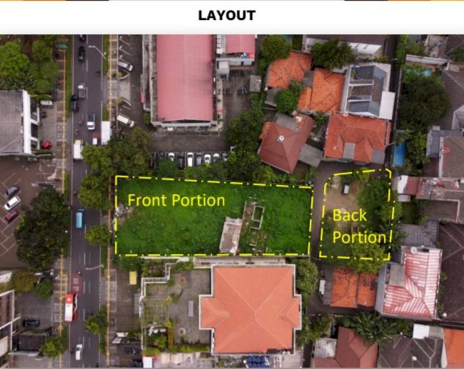 Dijual Tanah Kemang bebas banjir di Jakarta Selatan