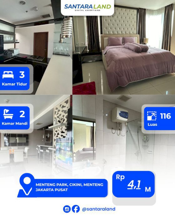 DIJUAL UNIT APARTEMEN THAMRIN EXECUTIVE RESIDENCE LT 40 SUITES A