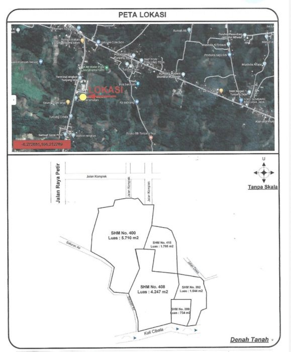 TANAH STRATEGIS 1,4 HA DI TUNJUNG TEJA SERANG