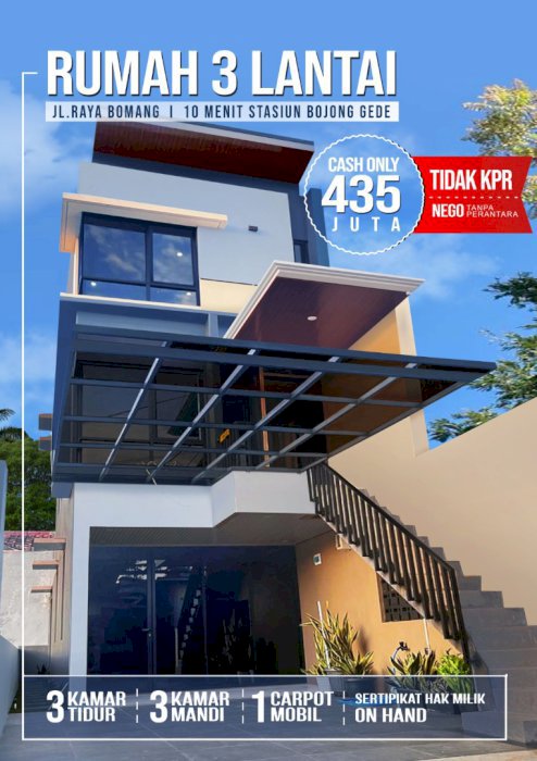 RUMAH SIAP HUNI DI NAGGELA SUKMAJAYA, BOJONG GEDE!