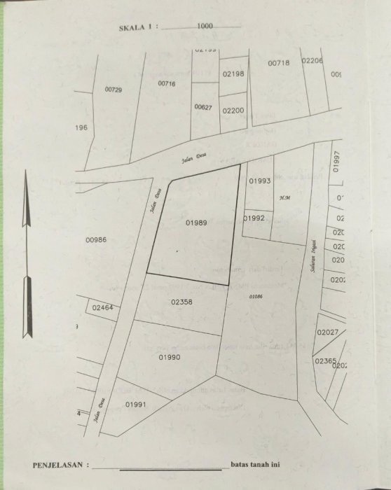 DIJUAL TANAH PEKARANGAN NOL JALAN RAYA, KEC. DANDER,KAB BOJONEGORO!
