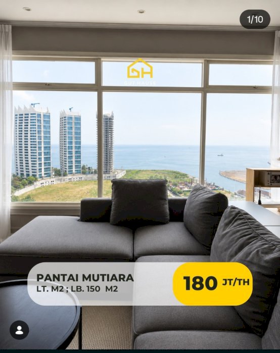 Disewakan Apartment Pantai Mutiara Jakarta Utara