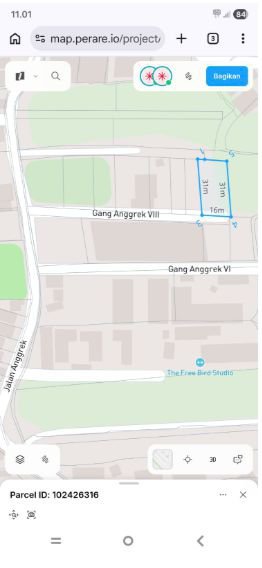 Dijual tanah di berawa canggu
