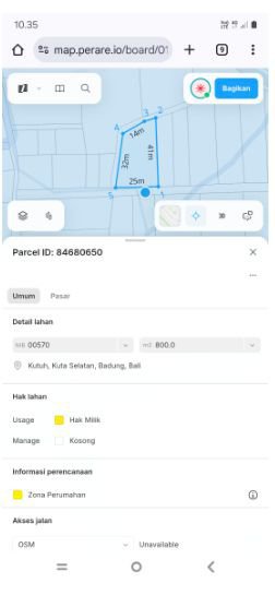 Dijual tanah 8 are di kutuh