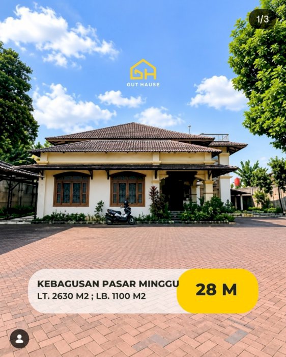 Dijual Murah Rumah Luas di Kebagusan Jakarta Selatan