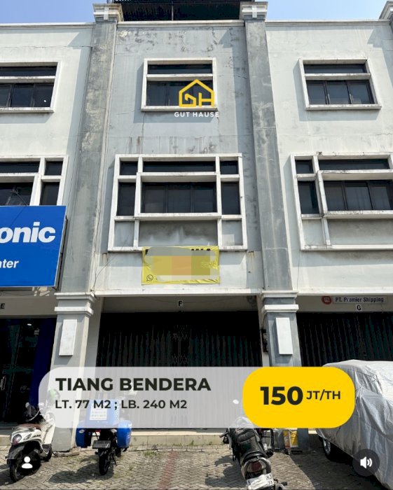 Disewa Ruko Batavia Jalan Tiang Bendera Roa Malaka