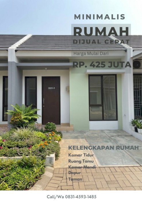 JUAL RUMAH KOMPLEK PERUMAHAN GRAND BATAVIA CLUSTER GARDEN GBG/05-20