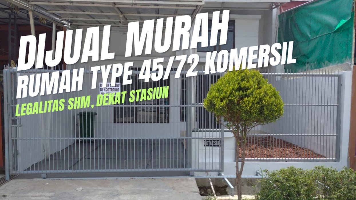 DIJUAL RUMAH SIAP HUNI DAN NYAMAN DI KAB. BEKASI-BEBAS BANJIR!