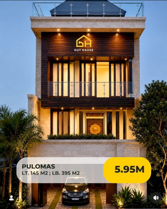 Dijual Rumah Mewah di Pulomas Jakarta Timur