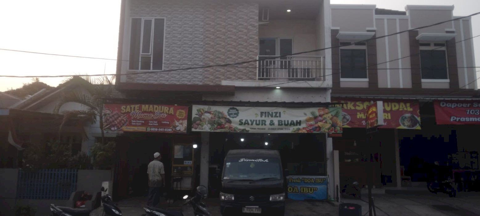 DIJUAL RUMAH + RUKO CIJENGKOL SETU BEKASI SIAP USAHA DAN HUNI
