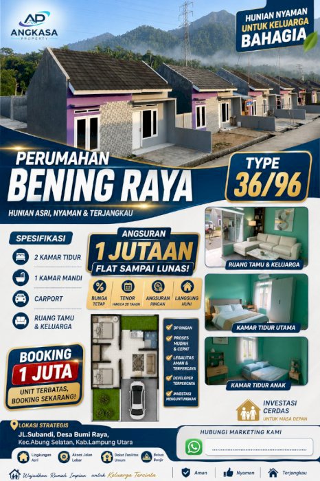 PERUMAHAN SUBSIDI BENING RAYA