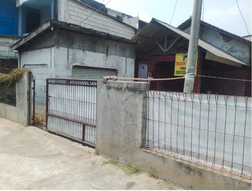 RUMAH PLUS KONTRAKAN 3 PINTU-BANTARGEBANG BEKASI SHM-BEBAS BANJIR