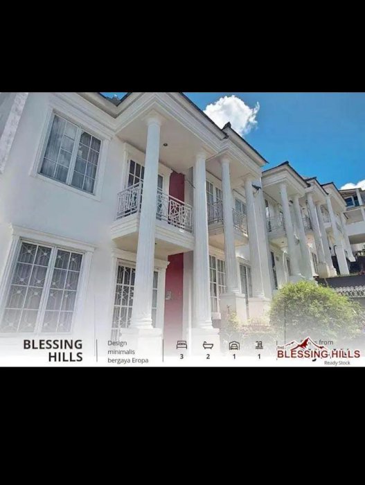 CEPAT TURUN HARGA VILLA BLESSING HILLS CIPANAS FULL FURNISH