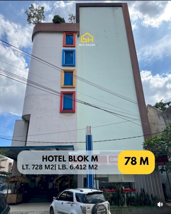 Dijual Hotel Di Blok M Kebayoran Baru Jakarta Selatan